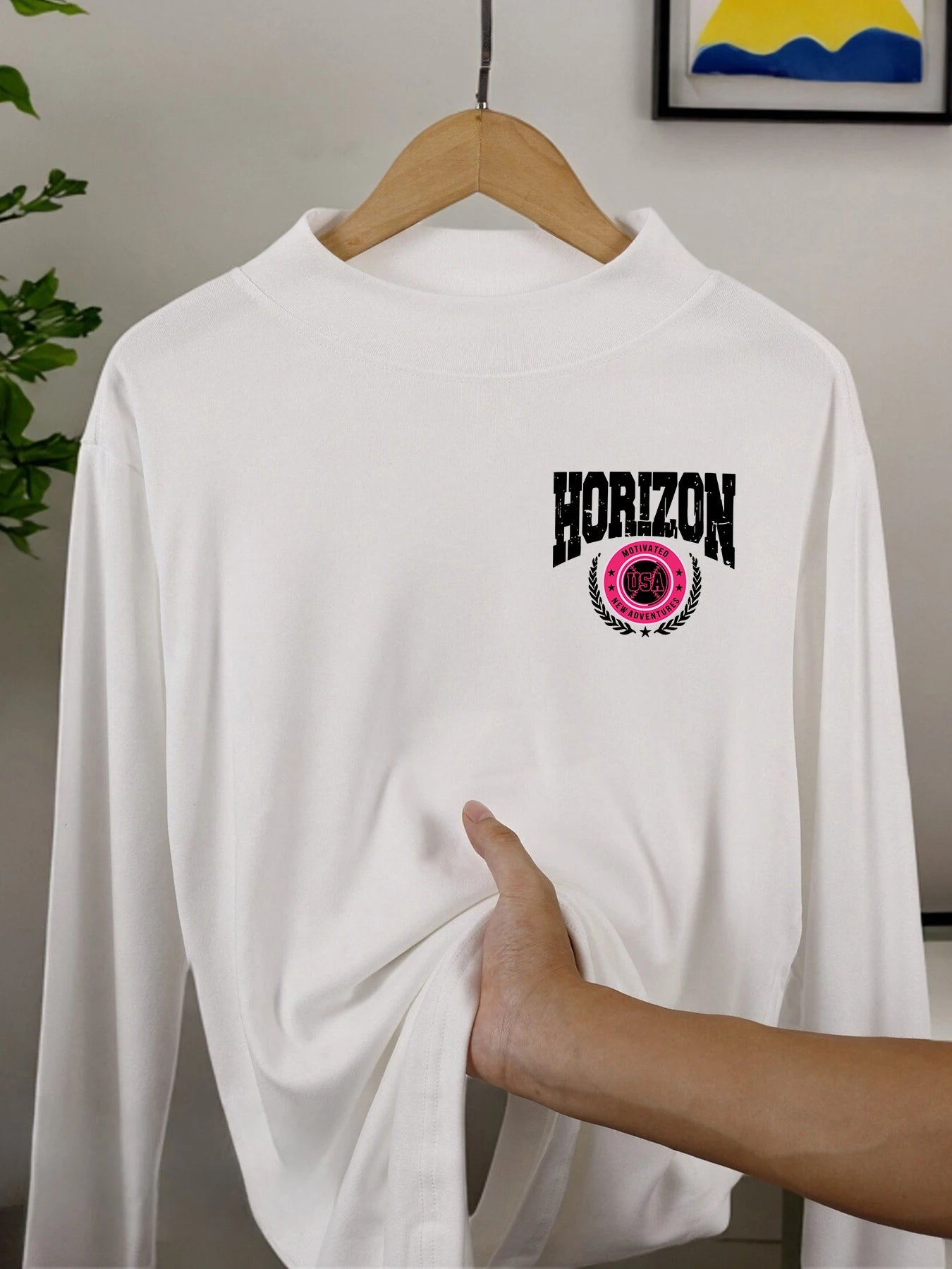 Sport Whar Perfect Limiten Varsity Male Mock Neck Tee Retro Fashion Clothing Autumn Warm Elasticity Top Unisex Soft Long Sleeve