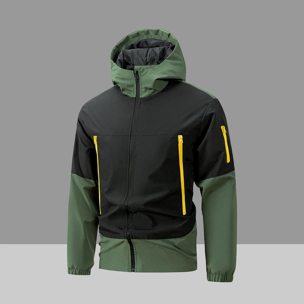 Men's Zip-Up Cardigan Hoodie Windproof and Warm Design Casual and Loose Fit Suitable for Everyday Wear and Outdoor Activities