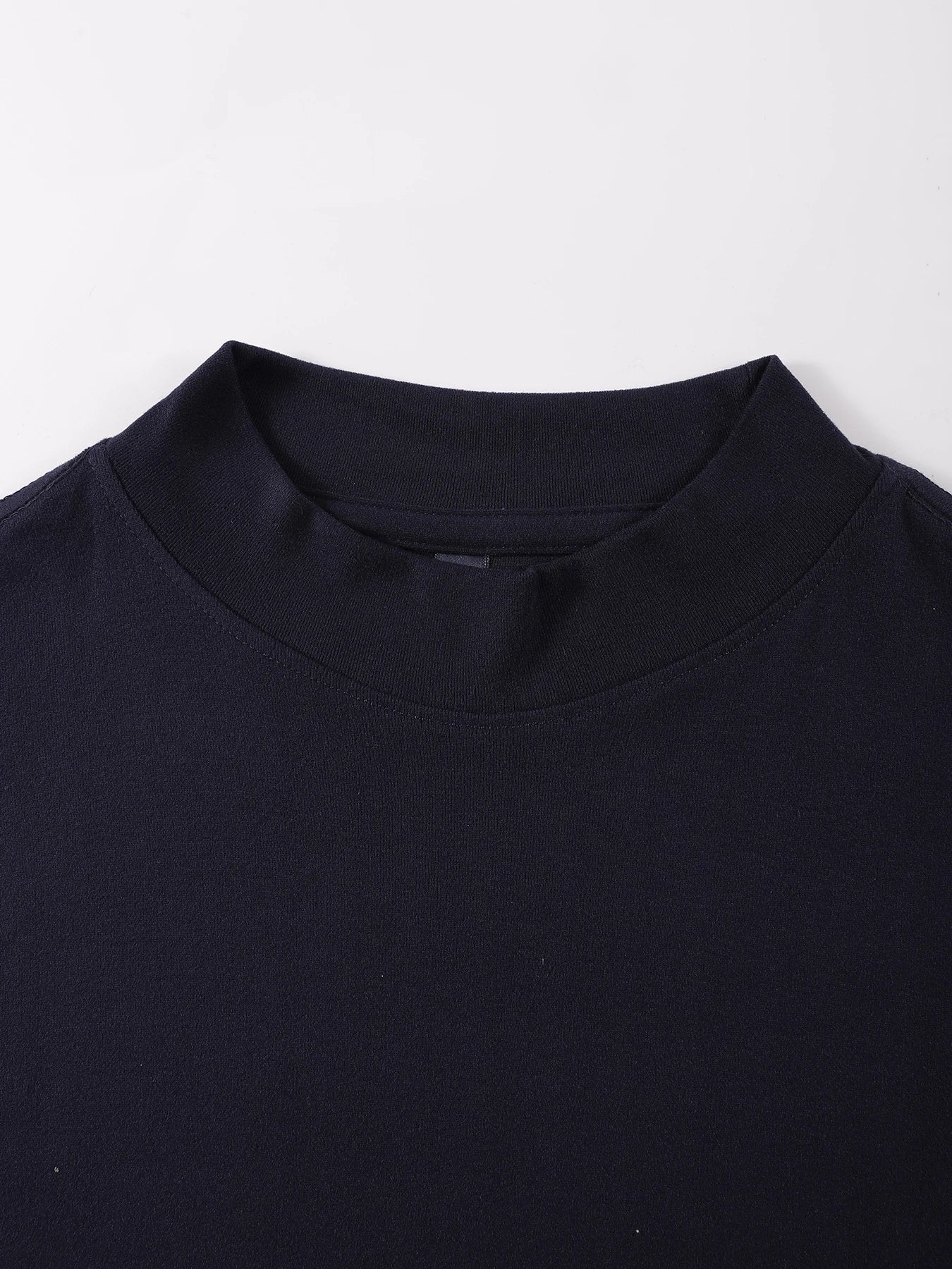 New York Usa Art Letter Prints T-Shirt Men Autumn Long Sleeves Bottoming Shirt Slim Fit Warm Half Turtleneck Tops Casual Clothes