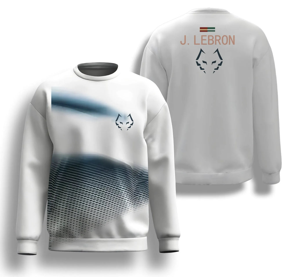 The new men's round-neck hoodie for Spring and Autumn 2025 is a casual and fashionable 3D printed streetwear