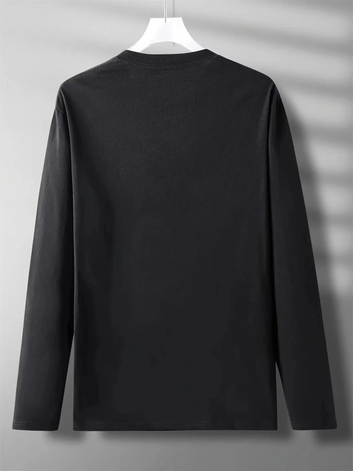 2025 New Men's Dream Letter Printed Autumn Long Sleeved T-shirt Daily Casual O-neck Sports T-shirt Men's Loose Oversized Top