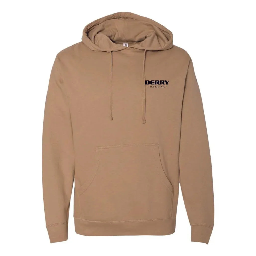 Derry Oversized Soft Pullover Hoodie Man Women Sweatshirt with Pockets Daily Wear Casual Hoodies for Outdoor Work Party