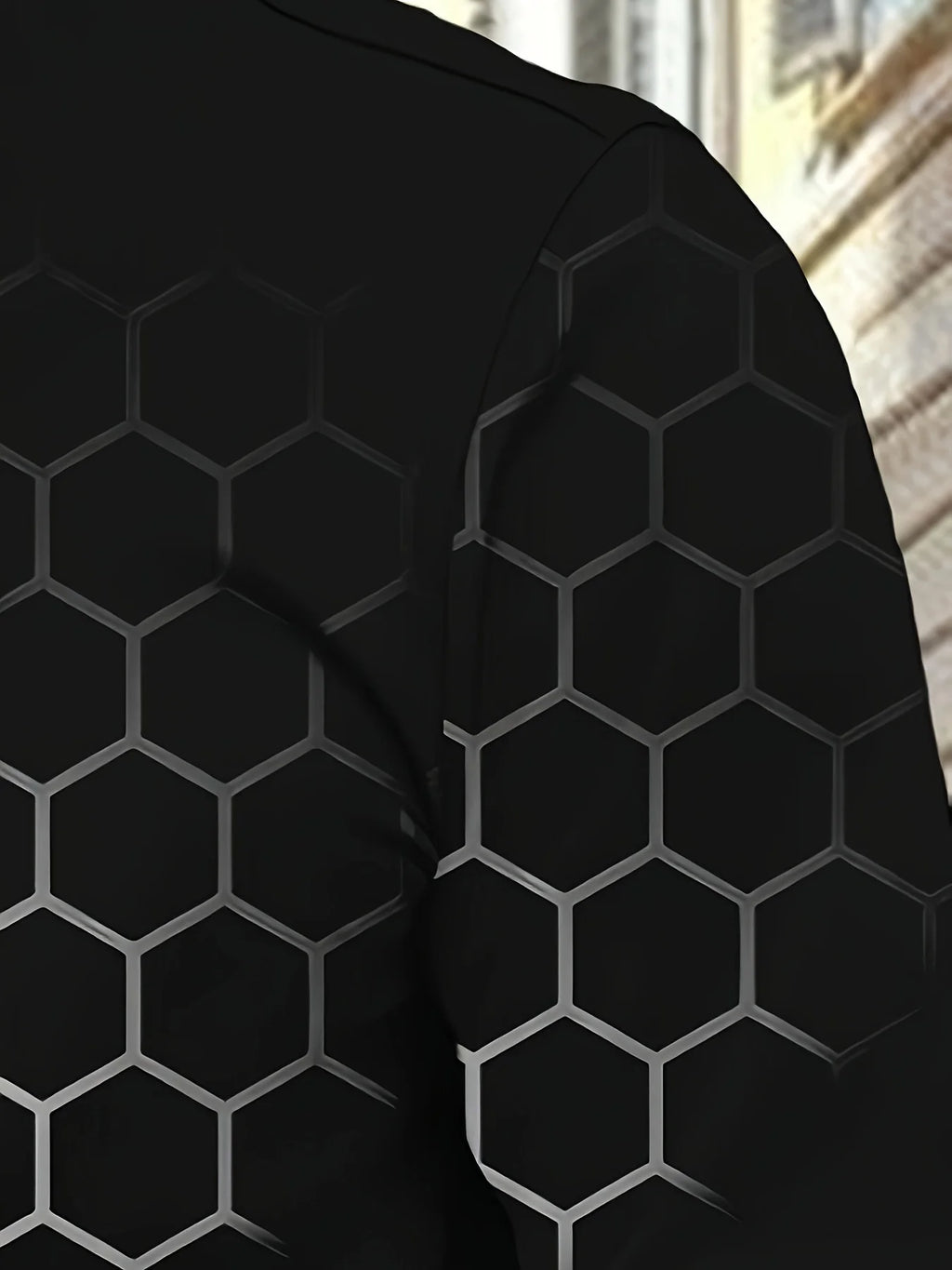 New men's long-sleeved T-shirt for Spring and Autumn 2025 casual roller skating 3D printed street men's wear