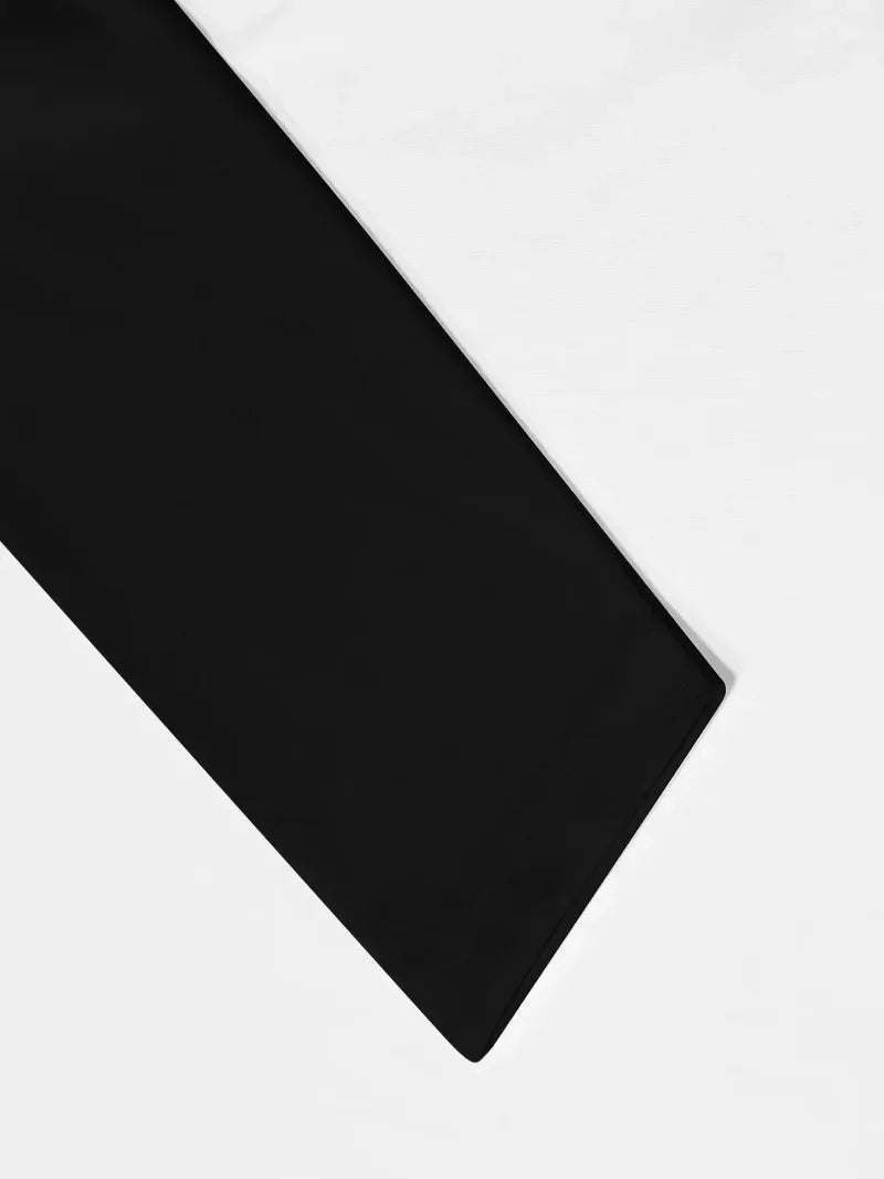 Elastic and Comfortable Solid Color Long-sleeved T-shirt Men's Simple Bottoming Shirt Spring/autumn