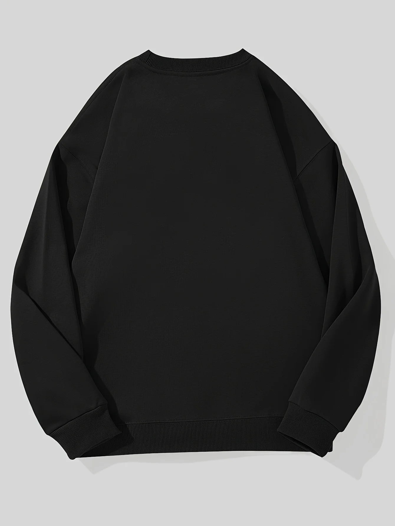 Men'S SEBS Logo Graphic Sweatshirt with Lettering SEBS Branding Casual Round Neck Pullover Loose Fit Comfort Casual Wear Apparel