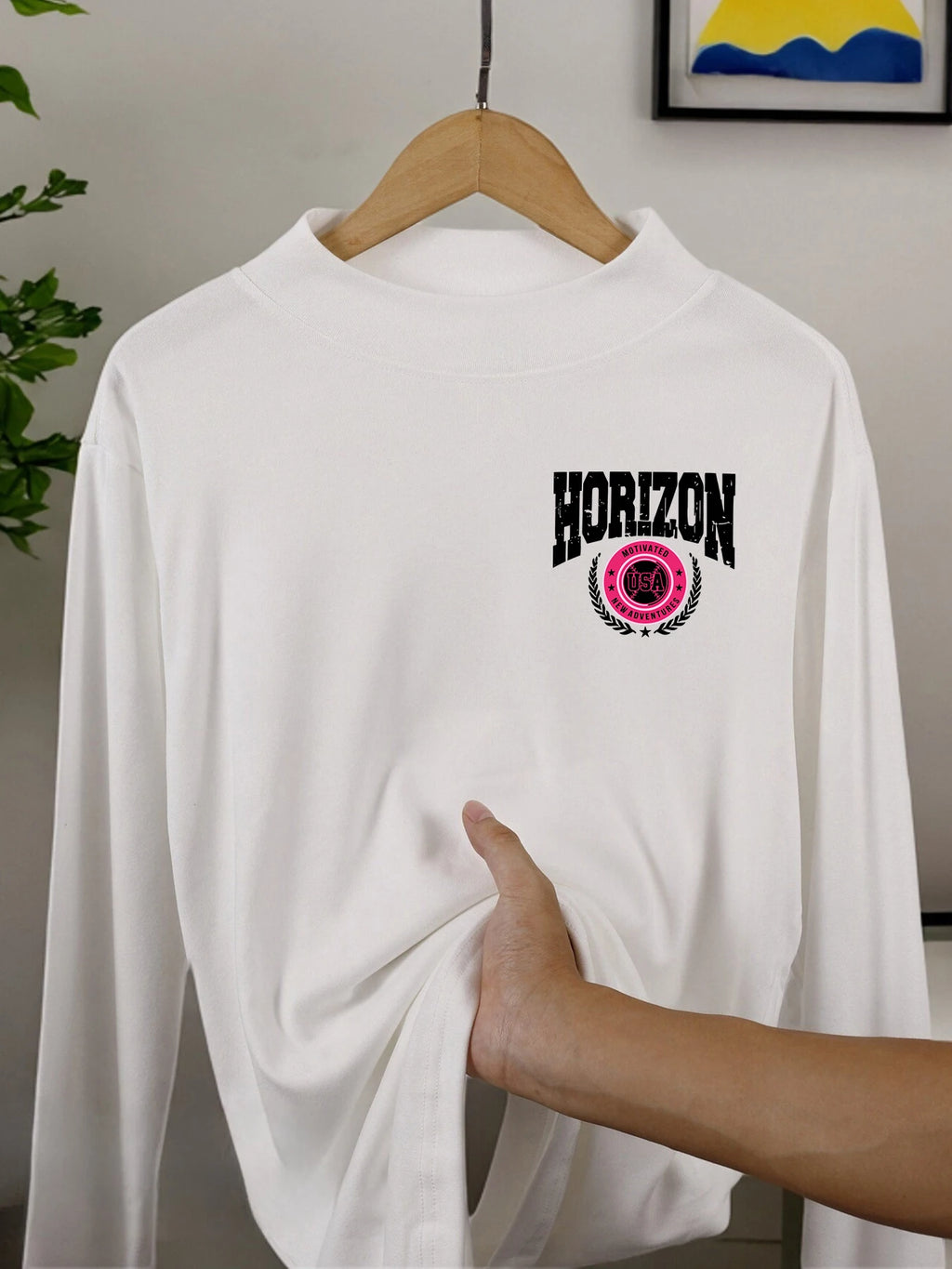 Sport Whar Perfect Limiten Varsity Male Mock Neck Tee Retro Fashion Clothing Autumn Warm Elasticity Top Unisex Soft Long Sleeve