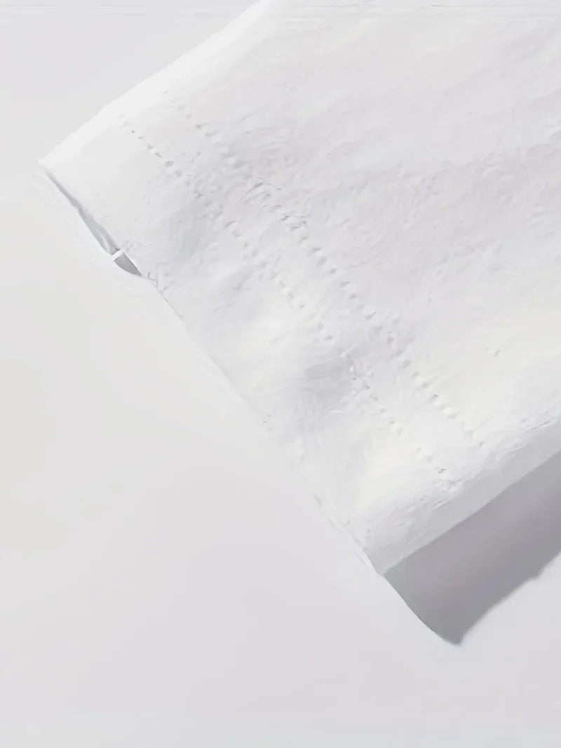 Elastic and Comfortable Solid Color Long-sleeved T-shirt Men's Simple Bottoming Shirt Spring/autumn