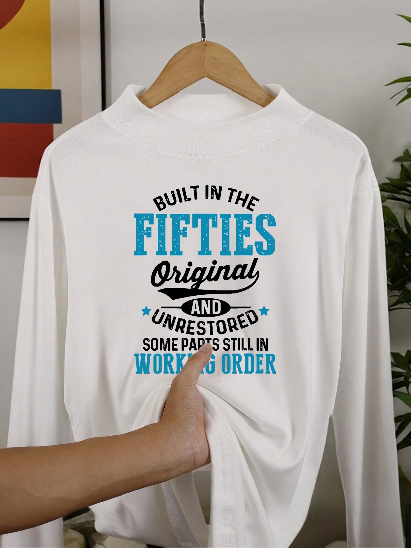 I Am Old, I Am Still Strong Funny Printing Men Long Sleeved Shirt Winter Shirts Autumn Casual Clothing Fashion Thickened Clothes