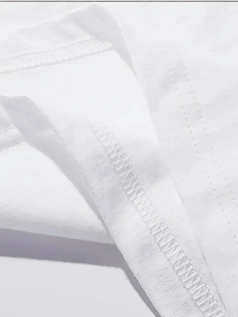 Elastic and Comfortable Solid Color Long-sleeved T-shirt Men's Simple Bottoming Shirt Spring/autumn